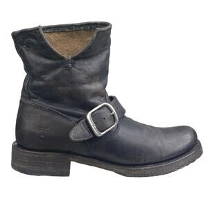 FRYE Women’s Veronica Short Distressed Moto Ankle Boot Size US 6